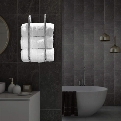 Beybut 2 Bar Wall Mounted Required Towel Rack