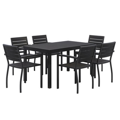 Eveleen Set 32" L Square Plastic/Acrylic Breakroom Table by KFI Studios