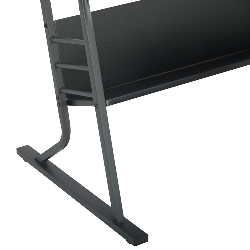 Centre de dessinateur avec tabouret Eclipse Ultra, Noir