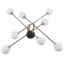 Luminaire suspendu sphérique suspendu nordique 8 lumières Mifflintown Spoutnik