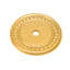 Round beaded escutcheon in Antique Brass-1125195120