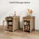 End Table With Storage And Charging Station Set Of 2