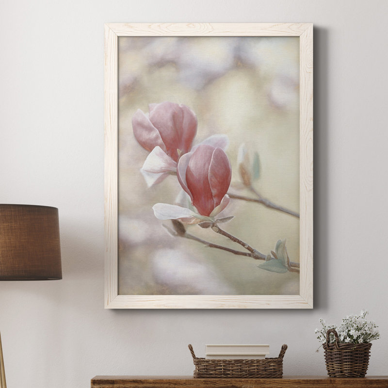 Blooming Hearts - Photographie de cadre photo sur toile, Blanc, H 31,5 po x l 23,5 po x P 1,5 po