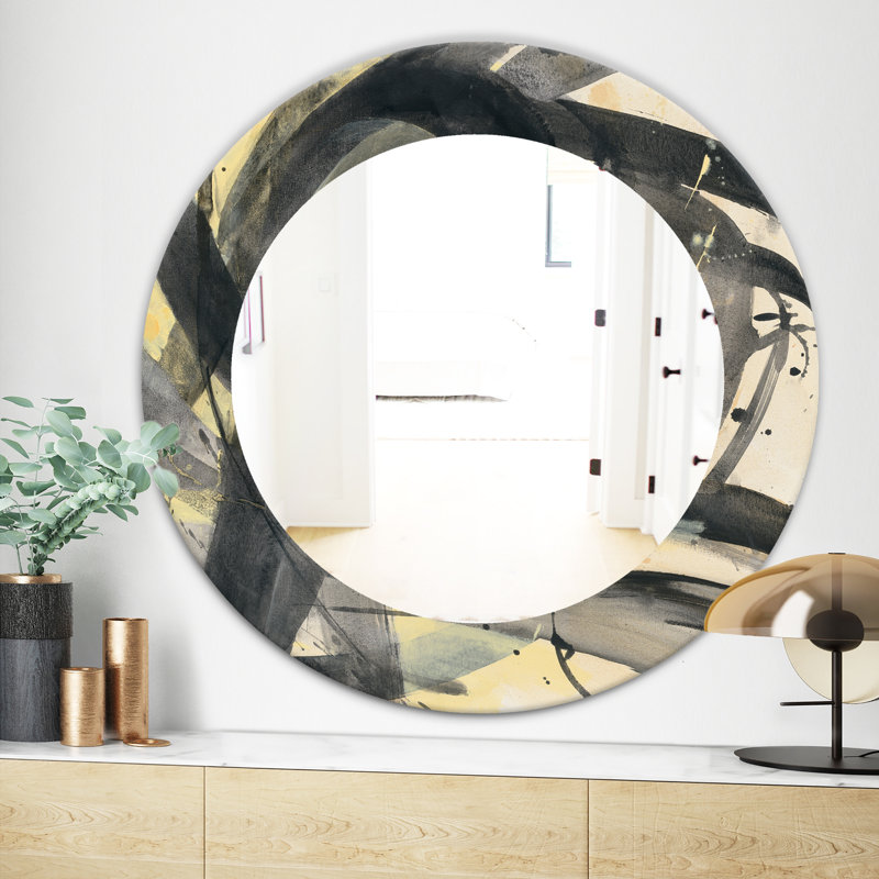 Miroir mural Minimalistic Roller IV, H 23,6 po x l 23,6 po