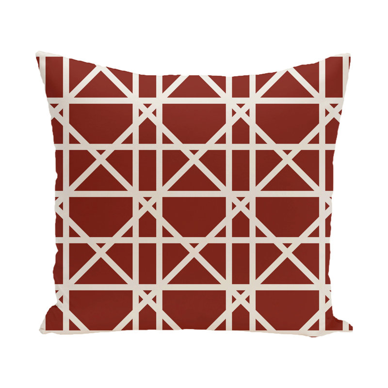 Housse et insert de coussin carré Felles, H 18 po x l 18 po, Orange