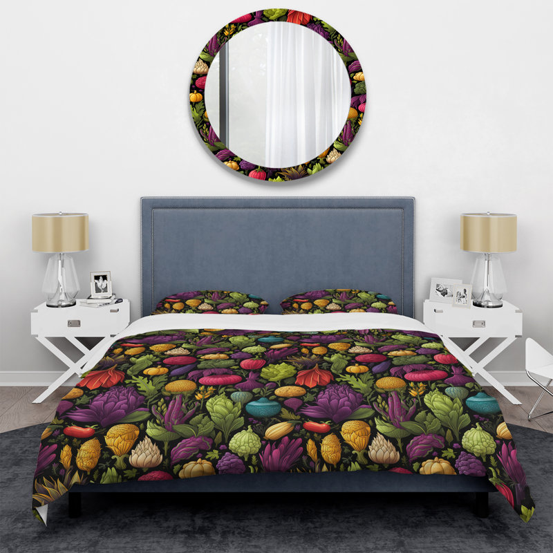 Ensemble de housse de couette Orva, Housse de couette pour très grand lit et 2 très