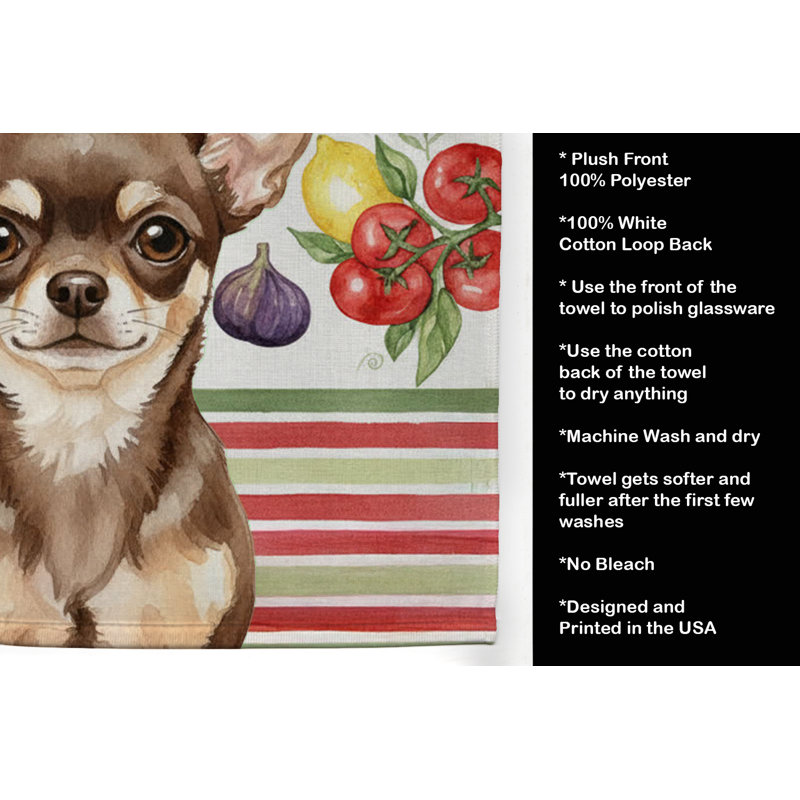 Torchon chocolat chihuahua, Chocolate Chihuahua