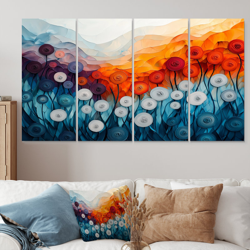 Abshire - Art - Pour le salon, 4, H 28 po x l 48 po