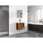 Meuble-lavabo de salle de bain 24 po avec lavabo en céramique. Style moderne, caractéristique. Base en contreplaqué, résistance. Armoire et lavabo