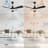 52 Inch Ceiling Fan with Lights Remote Control-481455983