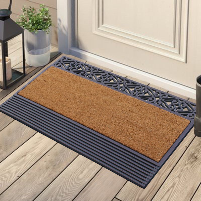 Tapis de porte pour l’extérieur antidérapant 36 po x 24 po Scully