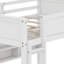 Queen Over Queen Bunk Bed With Storage Cabinets And USB Charging Ports-1335336732