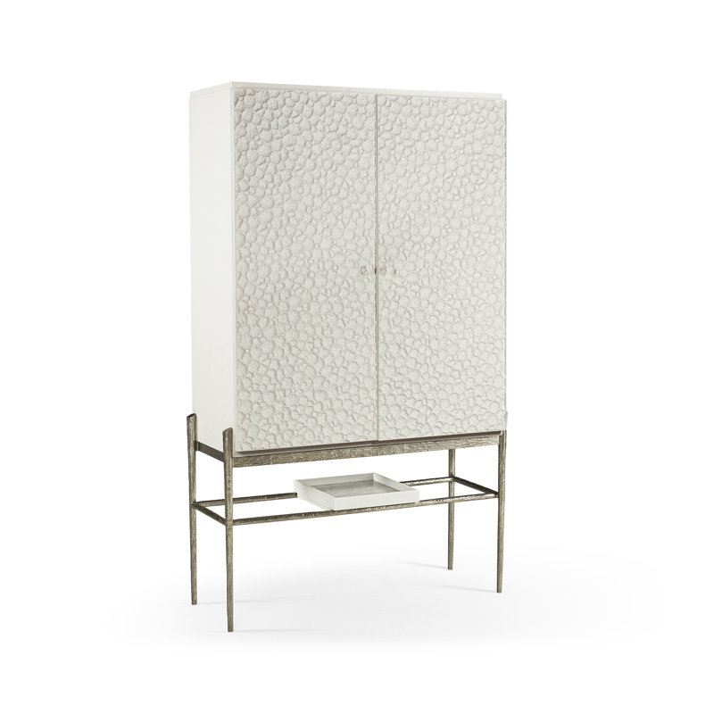 Water Solid Wood Bar Cabinet