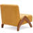 Upholstered Accent Chair with Wooden Legs-763807172
