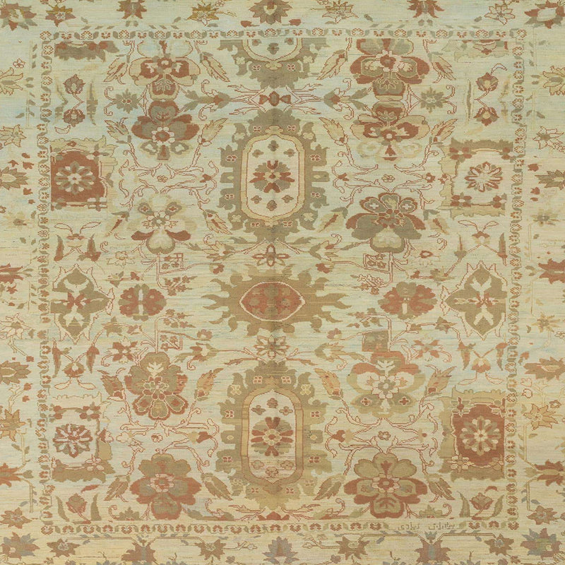 Abstract Indoor Rug, Square 8'