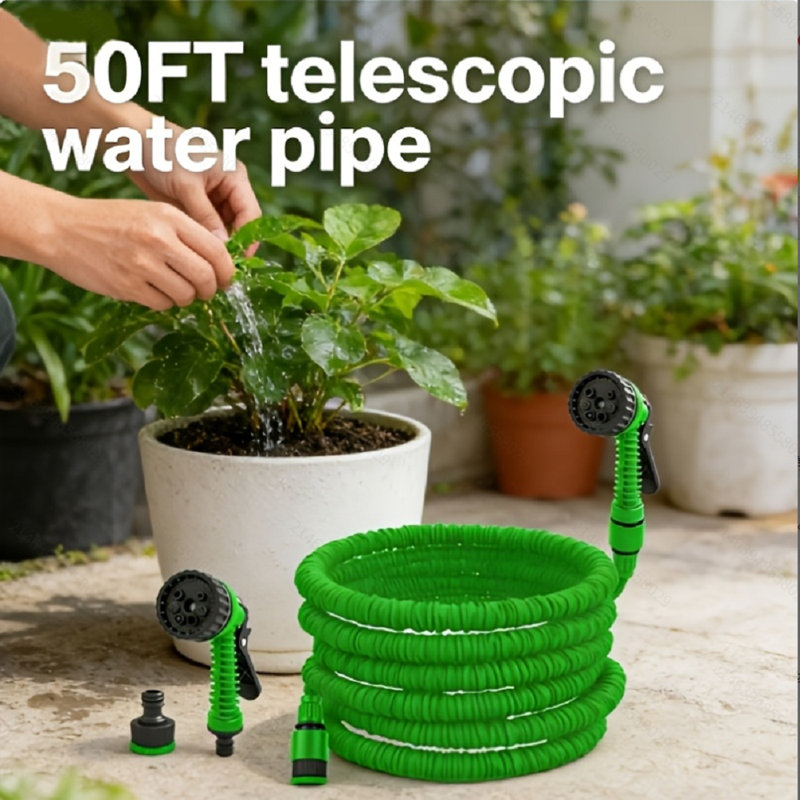 Retractable Garden Hose, 50FT Retractable Hose