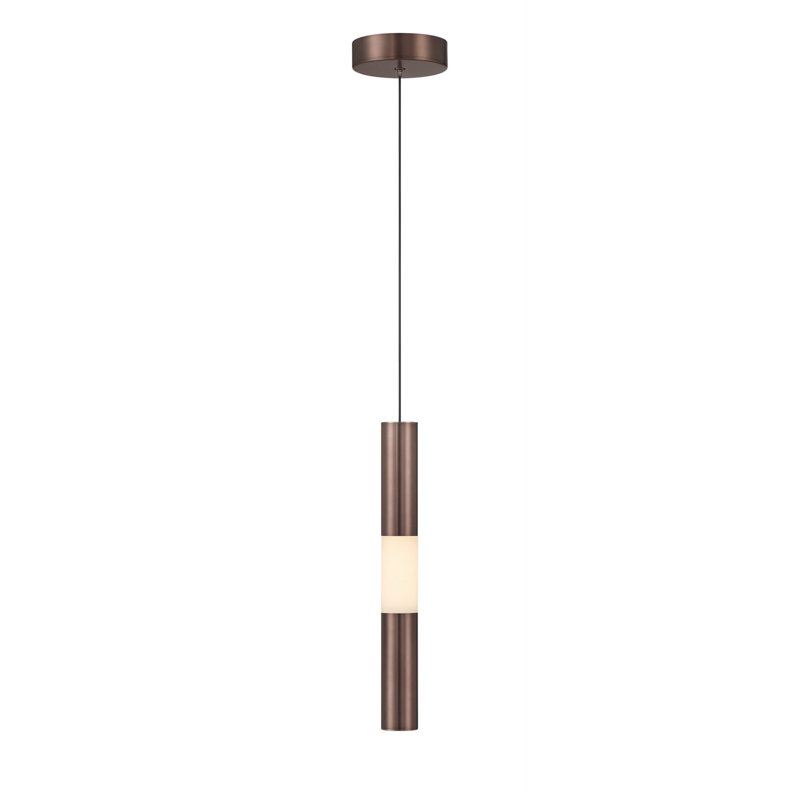 Luminaire suspendu, 16 po, bronze Harlow, albâtre, Bronze Harlow