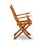 Flyte Patio Dining Sets Consist of a Rectangle Acacia Table and 6 Folding Arm Chairs-1520953870
