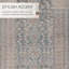 Tapis oriental gris en polyester tissé à la machine lavable à la machine-1244603459