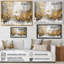 Or et blanc abstrait - art mural abstrait-1542419732-1542419742