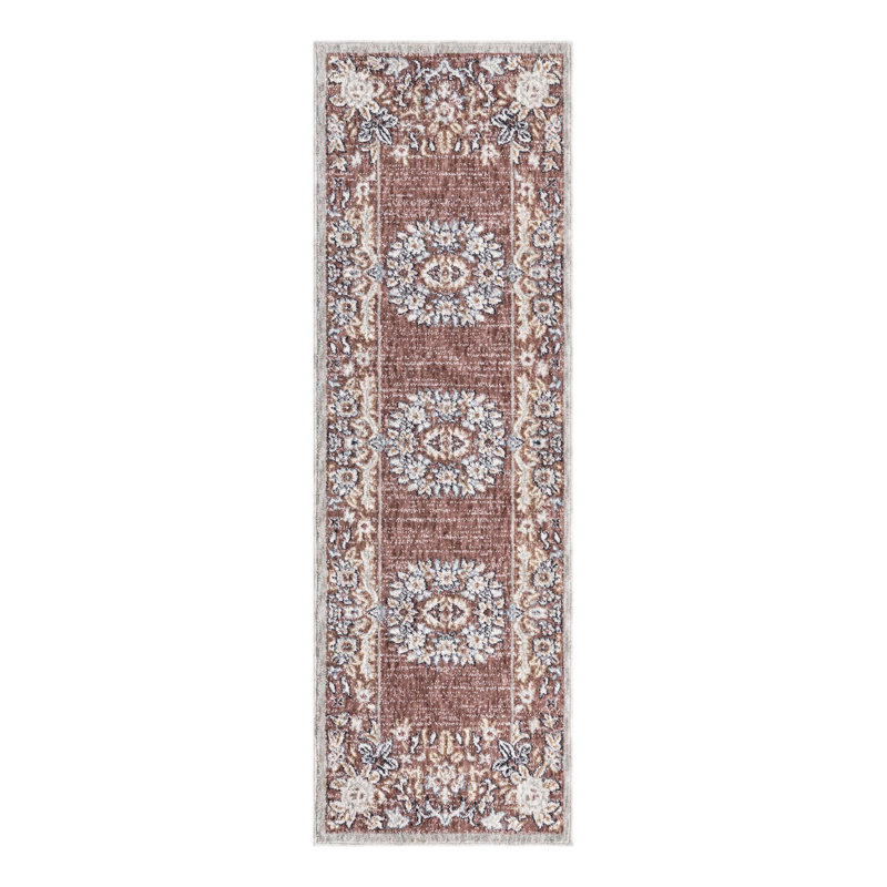 Erica Floral Indoor Rug, Runner 2' x 6'