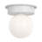 Milk Glass Shade Flush Mount-1327534416