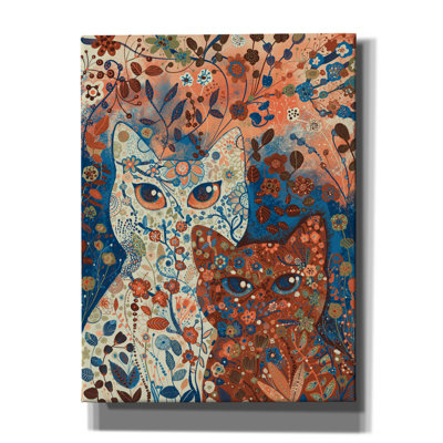 'Cats2 by Noemi Ibarz, Canvas Wal Art