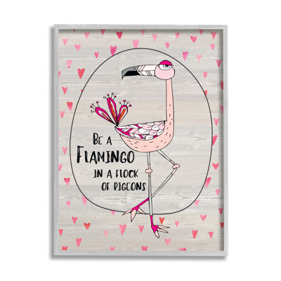 Caricature «Be a flamingo»