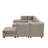 Barnum 150" Wide  Symmetrical Modular Corner Sectional with Ottoman-1727337157