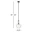 Luminaire suspendu géométrique 1 lumière Hannele