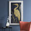 Egret on Indigo II - Reproduction d'art sur toile encadrée-539529107-539529108