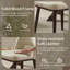 Chaise de salle à manger rembourrée Mason-783192103-783192096