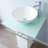 Greylyn 23.1'' Single Bathroom Vanity with Tempered Glass Top