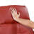 Leather Upholstered Swivel Glider Reclining Chair-654439161