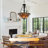 3 - Light Dimmable Geometric Chandelier