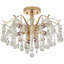 Plafonnier encastré en cristal 6 lumières