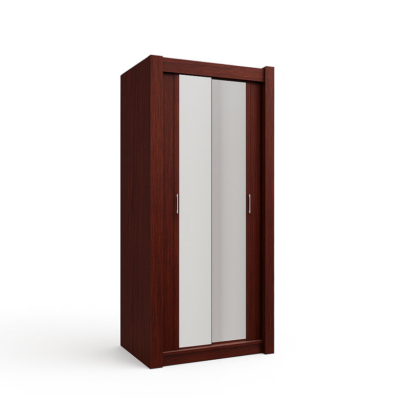 Armoire Chico, H 85 po x l 47 po x P 24 po, Acajou