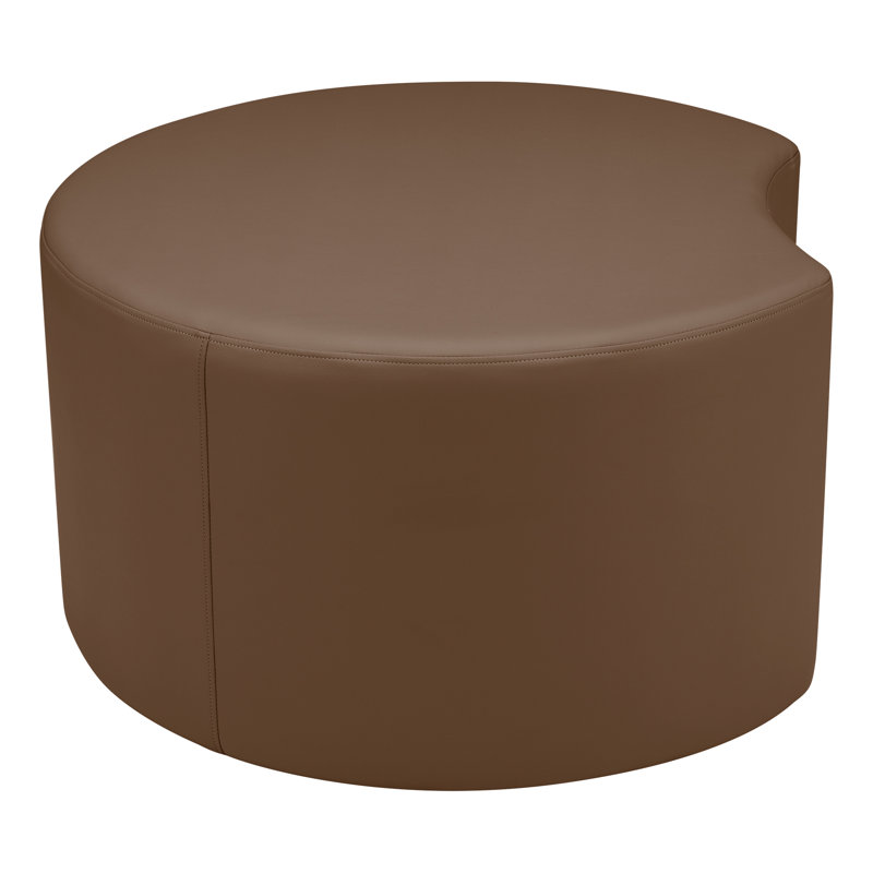 Learniture Structured Crescent Stool -Flexible Modular Collaborative Soft Seating For Office, Home, Lounge And School Classrooms With Durable Frame 1014N