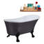1399.5mm x 680.7mm Freestanding Soaking Acrylic Bathtub-521847222-521847180
