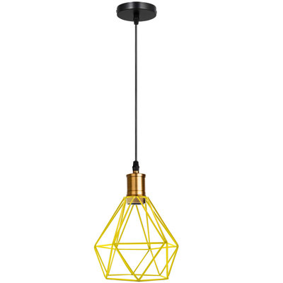 Braylene 1 - Light Black/Gold Single Pendant