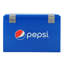 Petite glacière portative en acier pour glacière 21 quarts Pepsi - Bleu
