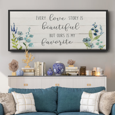 Love Story - toile encadrée