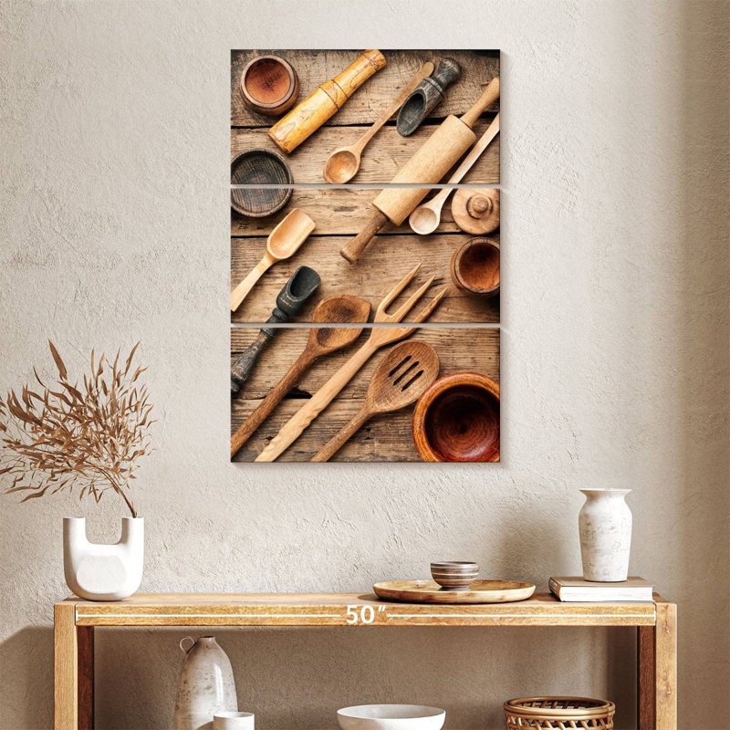 Ustensiles de cuisine en bois Senne, H 32 po x l 20 po