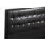 Élégant très grand lit noir durable. H 43 po x l 79 po x P 88 po. Style transitionnel. Rembourrage en mousse. Matériau en polyuréthane. Convient à différentes chambres à coucher pour le luxe de la chambre à coucher. Fabrication. Rembourrage. Thèmes