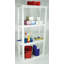 Étagère de rangement robuste à 4 niveaux pour garage, garde-manger et buanderie, l 30 po x P 14 po x H 57 po, blanc-731162466