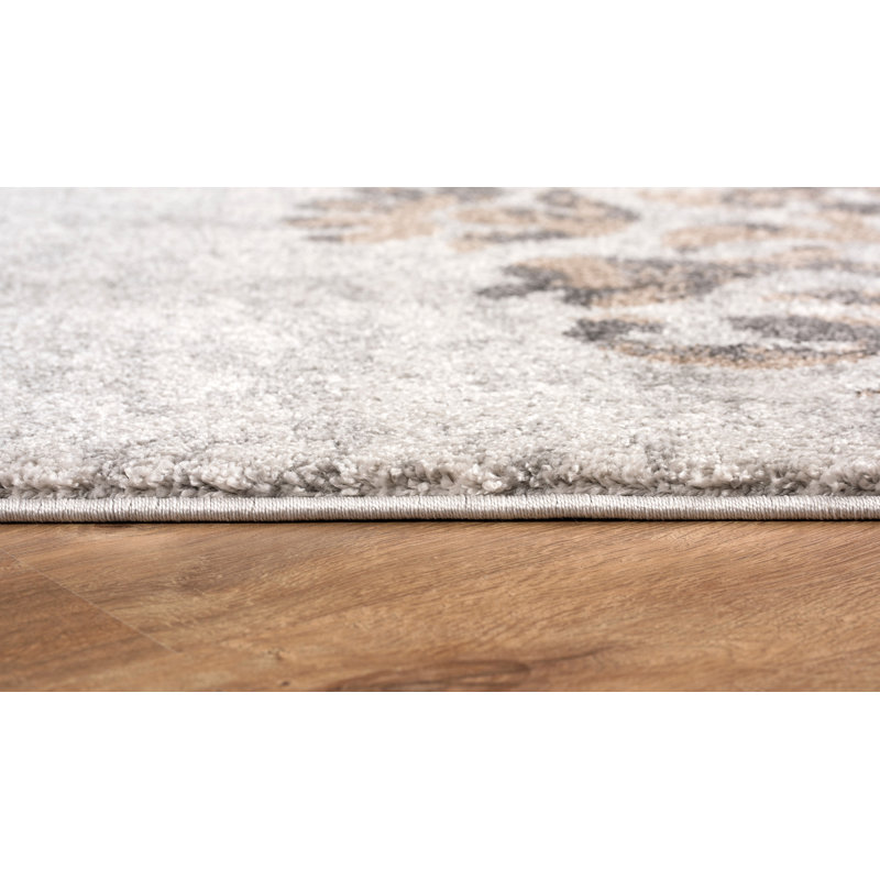 Tapis gris Mcguigan, Rectangle 3 pi 11 po x 5 pi 7 po