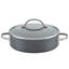Anolon Advanced Home Hard Anodized Nonstick Cookware Set, Includes 3 -Quart Sauteuse With Lid And 9.5-Inch Frying Pan, 3 Piece - Moonstone