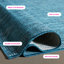 Tapis d'intérieur / extérieur géométrique à vaisselle-477393232