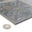 Antigua Lis 13" x 13" Straight Edge Porcelain Metal Look Wall Tile-451134884