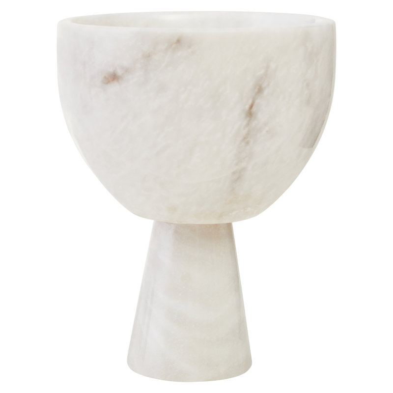 Salmo Marble Decorative Bowl, White